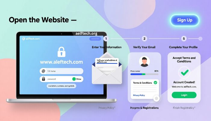 register on aelftech.com